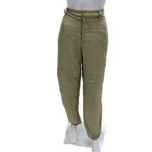 Splits 59 Unisex Beige Silk Cargo Windbreaker Pants Size M